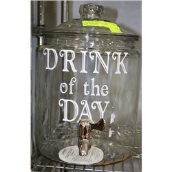 DRINK OF THE DAY 2 GALLON DRINK DISPENSER