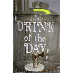 DRINK OF THE DAY 2 GALLON DRINK DISPENSER
