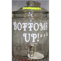 BOTTOMS UP 2 GALLON DRINK DISPENSER