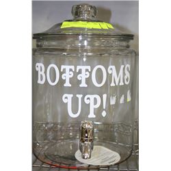 BOTTOMS UP 2 GALLON DRINK DISPENSER
