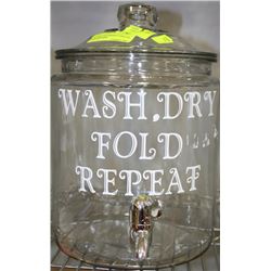 WASH, DRY, FOLD, REPEAT 2 GALLON DRINK DISPENSER