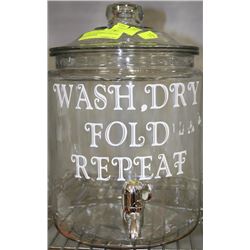 WASH, DRY, FOLD, REPEAT 2 GALLON DRINK DISPENSER