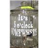 Image 1 : IT'S 5 O'CLOCK SOMEWHERE 2 GALLON DRINK DISPENSER