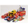 Image 1 : BOX OF TOY TRUCKS AND CARS