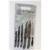 Image 1 : 7 PIECE GERMAN KNIFE SET WITH CUTTING BOARD