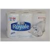 Image 1 : PACK OF 12 ROYALE 2 PLY TOILET PAPER