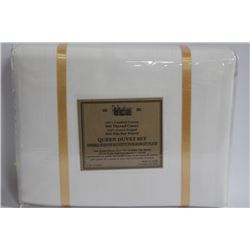 600 THREAD COUNT QUEEN DUVET SET