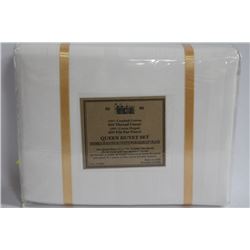 600 THREAD COUNT QUEEN DUVET SET