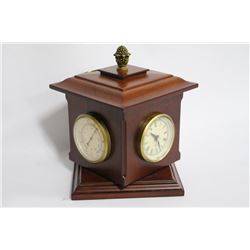 ROTATING CLOCK , BAROMETER , TEMP , HYGROMETER