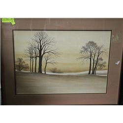 WINTER FOREST SCENE PICTURE