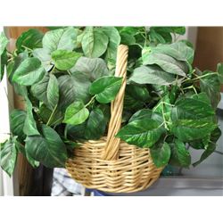 ARTIFICIAL PLANT WITH BASKET
