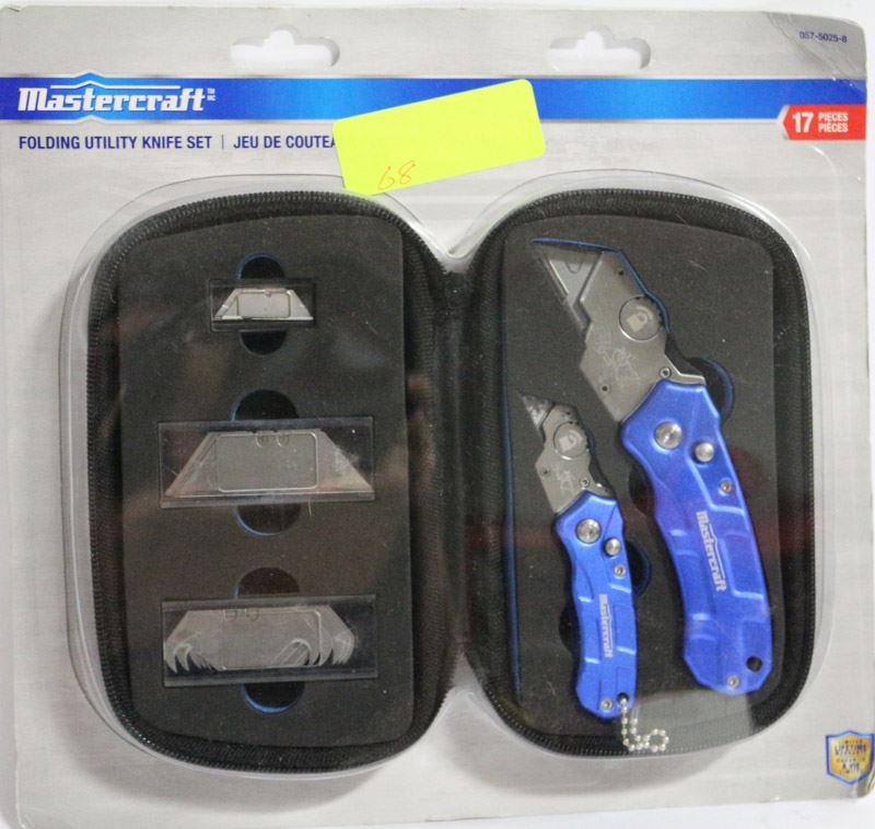 MASTERCRAFT FOLDING UTILITY KNIFE