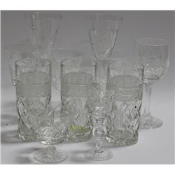 TRAY OF PINWHEEL CRYSTAL