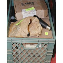 BOX OF RESTAURANT EQUIPTMENT LEGS