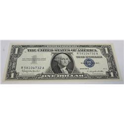 1957 U.S. 1 DOLLAR SILVER CERTIFICATE