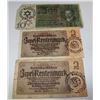 Image 1 : 3 NAZI BANKNOTES STAMPED 'CONCENTRATION CAMP'