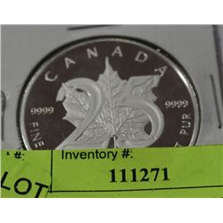 CANADA 1 OUNCE .999 SILVER $5 COIN
