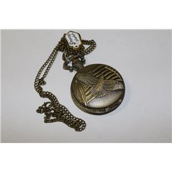 BRONZE EAGLE POCKET WATCH
