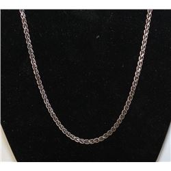 MEN'S 24" STERLING SILVER MULTI TWIST NECKLACE