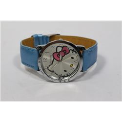 HELLO KITTY WATCH W/ BLUE STRAP