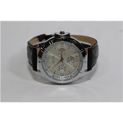 LONDA MEN'S WATCH GENUINE LEATHER STRAP