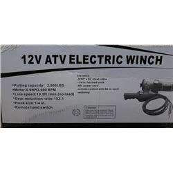 12VOLT ATV-2000LB ELECTRIC WINCH