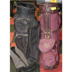 2 GOLF BAGS