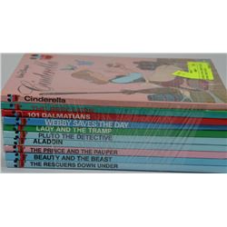 BUNDLE OF WALT DISNEY CLASSIC BOOKS - SOME VINTAGE
