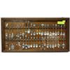 Image 1 : DISPLAY CASE W/ OVER 45 COLLECTIBLE SPOONS