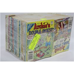 BUNDLE OF 40 DOUBLE DIGEST ARCHIE COMICS