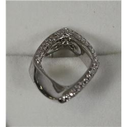 #24-925 STERLING SILVER DIAMOND PENDANT