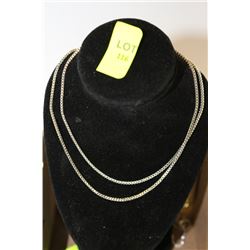 NEW 22" BOX LINK CHAIN