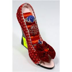 JEWELLERY DISPLAY SHOE WITH CONTENTS