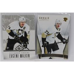 PITTSBURGH PENGUIN EVGENI MALKIN CARDS X2