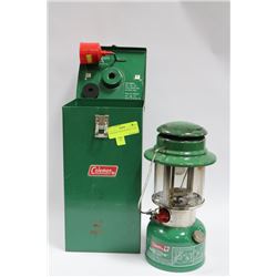 COLEMAN LATERN IN METAL CASE