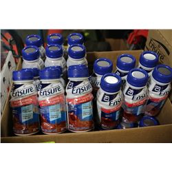 CASE OF CHOCOLATE ENSURE MEAL REPLACEMENT DRINK