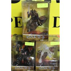 SET OF THREE HALO 3 LEGENDARY COLLECTION ACTION
