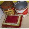 Image 1 : BOX OF VINTAGE  TINS