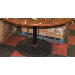 LARGE METAL BASE ROUND COMMERCIAL TABLE