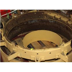 MEDIUM YELLOW METAL FIRE PIT