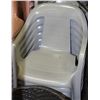 Image 1 : 15 GREY PLASTIC STACKING CHAIRS