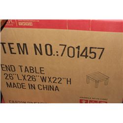 SHOWHOME NEW END TABLE IN BOX