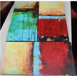 SHOWHOME SET OF 3 ABSTRACT PICTURES