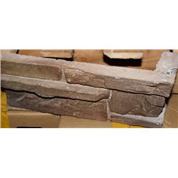 PALLET OF CULTURED CORNERED STONES