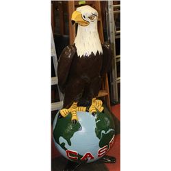 CASE CAST IRON 4' DEALERSHIP EAGLE