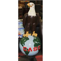 CASE HALF PIECE CAST IRON 4' DEALERSHIP EAGLE