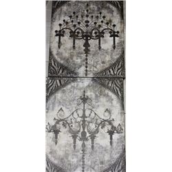 SHOWHOME PAIR OF UNFRAMED CANVAS PRINTS