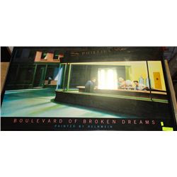 LARGE PRINT "BOULEVARD OF BROKEN DREAMS"