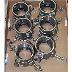 FLAT OF FIRE HOSE CLAMPS