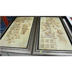 SHOWHOME PAIR OF GREY FRAMED PRINTS